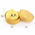 thumbnail image 2 of MInHoues Mystery Plush Dumpling Squishies, 5.9" Sensory Stress Relief Steamed Dumpling Stuffed Toys, Giant Dumpling Fidget Toys for Kids Adults Anxiety Relief Party Favor, 2 of 5