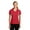 True Red/White, variant on Sport-Tek LST655 Ladies Side Blocked Micropique Sport-Wick Polo Shirt , Black/ Iron Grey, L