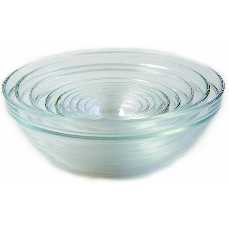 Luminarc Stackable 10-Piece Glass Mixing Bowl Set P8775 - The Home Depot