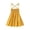 #37Fluorescence Yellow, variant on Toddler Kids Baby Girl Dress Sleeveless Lace-up Halter Dress Princes Floral Sundress Summer Clothes Outfit Orange 100