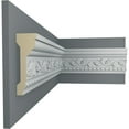 thumbnail image 5 of Ekena Millwork 3 5/8"H x 1 1/4"P x 94 1/2"L Simon Chair Rail (2-Pack), 5 of 6