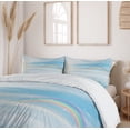 thumbnail image 6 of Ambesonne Fantasy World Duvet Cover Set, Rainbow and Clouds, 2-Calking, Pale Sky Blue Multicolor, 6 of 7