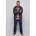 thumbnail image 6 of Kingsize Men's Big & Tall Fleece Zip-front Hoodie Jacket, 6 of 6
