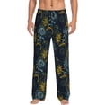 thumbnail image 1 of Balery Sunflowers Pantalones de pijama para hombre, pijama ultraligero, pantalón de descanso-Large, 1 of 6