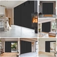 thumbnail image 7 of ROMUCHE Magnetic Thermal Door Cover For Winter, Fits 72'' X 80'' Door(Curtain Size 74'' X 82''), Insulated Door Curtain Keep Warm Winter&Cool Summer(Black), 7 of 7