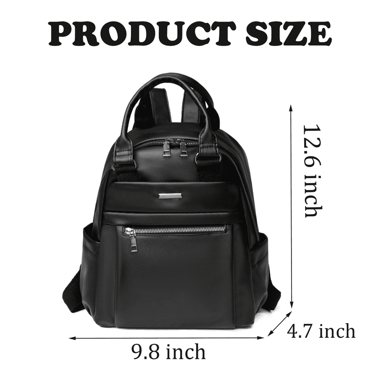 Backpack Purse for Women, PU Leather Lightweight Waterproof Travel Mini Daypack Farcauo Small Backpack for Women Mini Travel Backpack Purse  main image 2