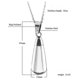 thumbnail image 3 of Collar de botella de perfume en forma de gota de acero inoxidable para hombres y mujeres, botella de aceite esencial de acero de titanio, cadena de suéter, colgante conmemorati, 3 of 5