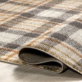 thumbnail image 5 of nuLOOM Kalila Retro Plaid Area Rug, 5' 3" x 7' 7", Kalila Orange & Ivory, 5 of 9