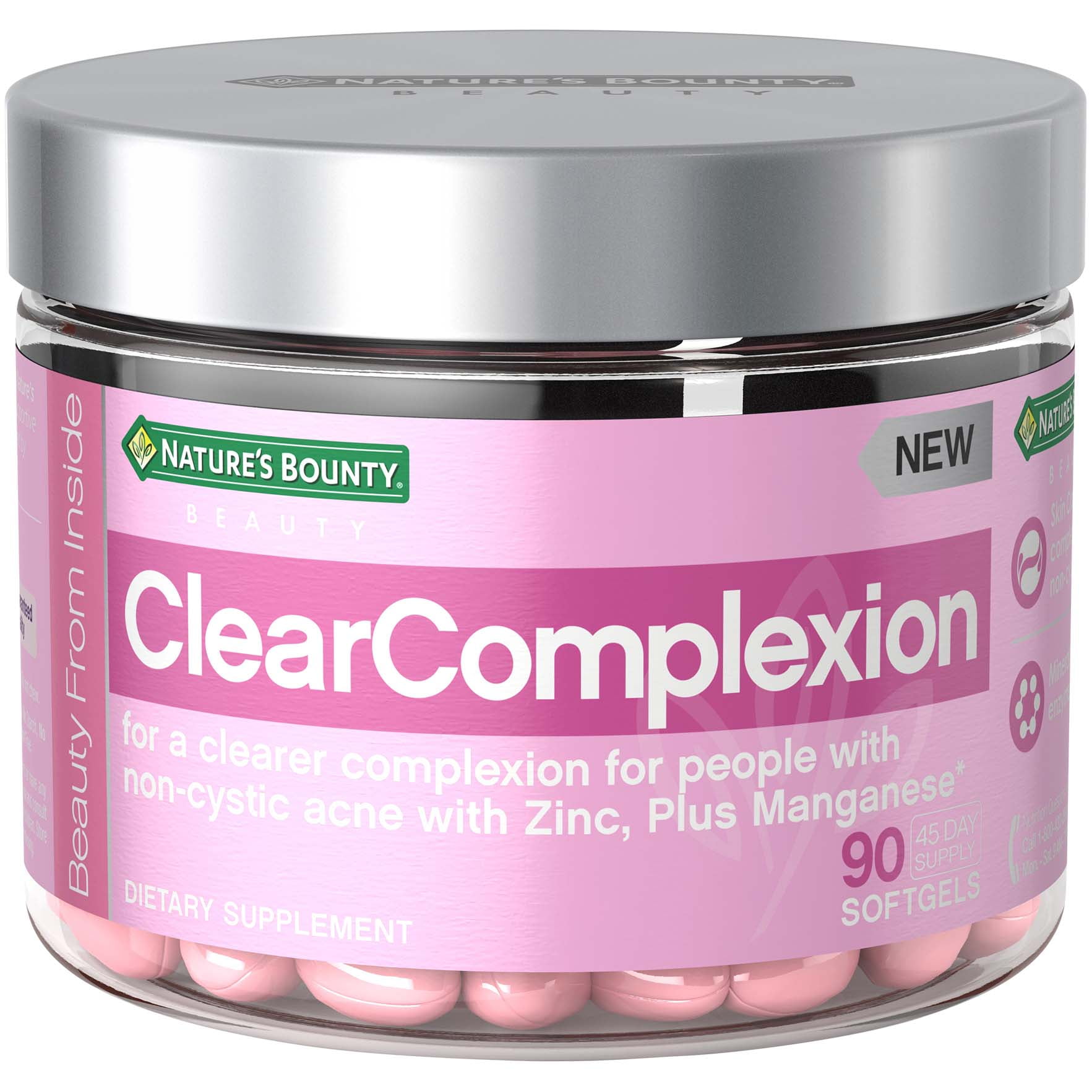 Nature's Bounty® ClearComplexion Dietary Supplement with Zinc