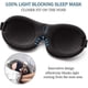 thumbnail image 3 of Paquete de 3 máscaras para dormir, contorneadas en 3D mejoradas, 100 % opacas para dormir con correa ajustable, cómodas y suaves vendas nocturnas para hombres y mujeres, 3 of 5