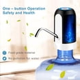 thumbnail image 5 of Neighborly Nook Water Bottle Pump 5 Gallon Electric Drinking Water Pump Portable Water Dispenser USB Charging Water Bottle Pump Water Bottle for Universal 2-5 Gallon Bottle (Black), 5 of 14