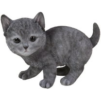 Hi-Line Gift Ltd Russian Blue Kitten Statue