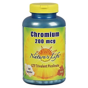 Natures Life - chrome, Capsule (Btl-plastique) 200mcg 250ct