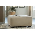 thumbnail image 3 of Ashley Furniture Lucina Fabric Oversized Accent Ottoman in Beige & Black, 3 of 4