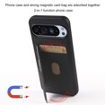 thumbnail image 2 of Decase PU Leather & TPU Shockproof Hybrid Case for Google Pixel 9 Pro XL with Magnetic Card Holder & Slim Back Cover,Credit Card Slots,Stylish Flip Wallet Cover for Google Pixel 9 Pro XL,Black, 2 of 6