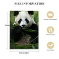 thumbnail image 2 of COMIO  Canvas Print Wall Art Giant Panda Chewing on Bamboo Shoot Animals Wildlife Photography Modern Art Tropical Scenic Relax/Calm Colorful for Living Room, Bedroom, Office, 2 of 5