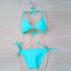 thumbnail image 5 of Conjunto de Bikini Acolchado sin Mangas, Traje de Baño de Corte Alto para la Playa Y la Piscina, 5 of 6