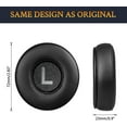 thumbnail image 4 of SOULWIT 70mm Earpads Replacement for Logitech Zone 300/Zone 301/Zone 305 Wireless Headphones, Ear Pads Cushions with Soft Protein Leather, Noise Isolation Foam - Black, 4 of 4