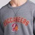 thumbnail image 7 of Men's Fanatics  Heather Gray Tampa Bay Buccaneers Loop Terry Pullover Sweatshirt, 7 of 7