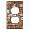 thumbnail image 3 of Metal Light Switch Plate Cover Cafe Diner Coffee Sign Brown COF036, 3 of 13
