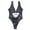 Black, variant on Womens Sexy Snakeskin One Piece Swimsuit Outfit Bathing Suits Sexy Bikini Swimsuits