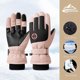 thumbnail image 3 of Guantes de ciclismo de invierno Golovejoy, resistentes al frío y cálidos, impermeables, antideslizantes, resistentes al desgaste, para exteriores, 3 of 5