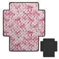 thumbnail image 2 of ZIATUBLES Recliner Chair Covers, Pets Friendly Reclining Couch Slipcovers Washable Anti-Slip Furniture Protector for Living Room, 38.58 x 24.40 Inches, Pink Bow Print, 2 of 8