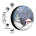 thumbnail image 4 of Kdxio Spare Tire Cover for RV Trailer, Waterproof Wheel Cover,Camper Spare Tire Cover Fit for Rv SUV Truck Travel Trailer -Watercolor Winter Landscape For Christmas, 4 of 8