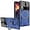 Blue, variant on Large Viewport Design Case for Samsung Galaxy S24 Ultra (Not S24) with Ring Kickstand, Full Camera Lens Protector Large Window Shockproof Case for Samsung Galaxy S24 Ultra YD-Rose Gold