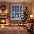 thumbnail image 2 of DAYBETTER 26ft Fairy String Lights, USB Firecracker String Lights with 200LEDs, 8 Lighting Modes, Multi-color Twinkle Lights for Wedding, Party, Christmas Decoration, 2 of 7