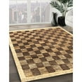 thumbnail image 3 of Ahgly Company Machine Washable Indoor Rectangle Contemporary Saddle Brown Area Rugs, 8' x 12', 3 of 7