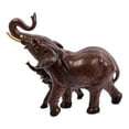 thumbnail image 3 of Truu Design Decorative Polyresin Double Elephant Figurine, 3 of 3