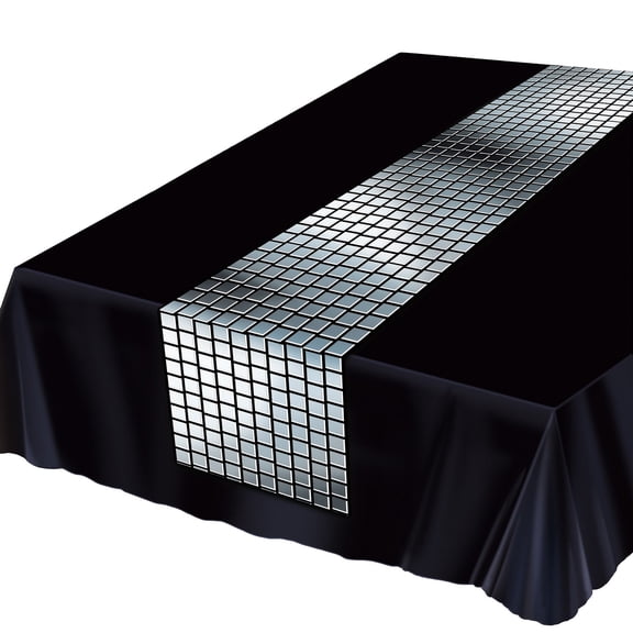 12 Pack Bulk Metallic Disco Ball Table Runner
