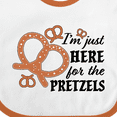 thumbnail image 4 of Inktastic I'm Just Here for the Pretzels Oktoberfest Boys or Girls Baby Bib, 4 of 4