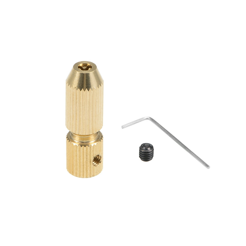 Brass Drill Chuck, for 1mm1.5mm Micro Drill Bit, Fits 3.17mm Motor