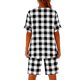 thumbnail image 4 of Conjunto de Lino para las Mujeres Casual a Damas Manga Corta con Bolsillos Pantalones Cortos, Traje de Dos Piezas para Primavera Verano, 4 of 7