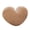 Milk tea brown, variant on Romance Love Shape Pillow With High Resiliences PP Cotton Filling Ideal for Lounges Bedroom Decoration