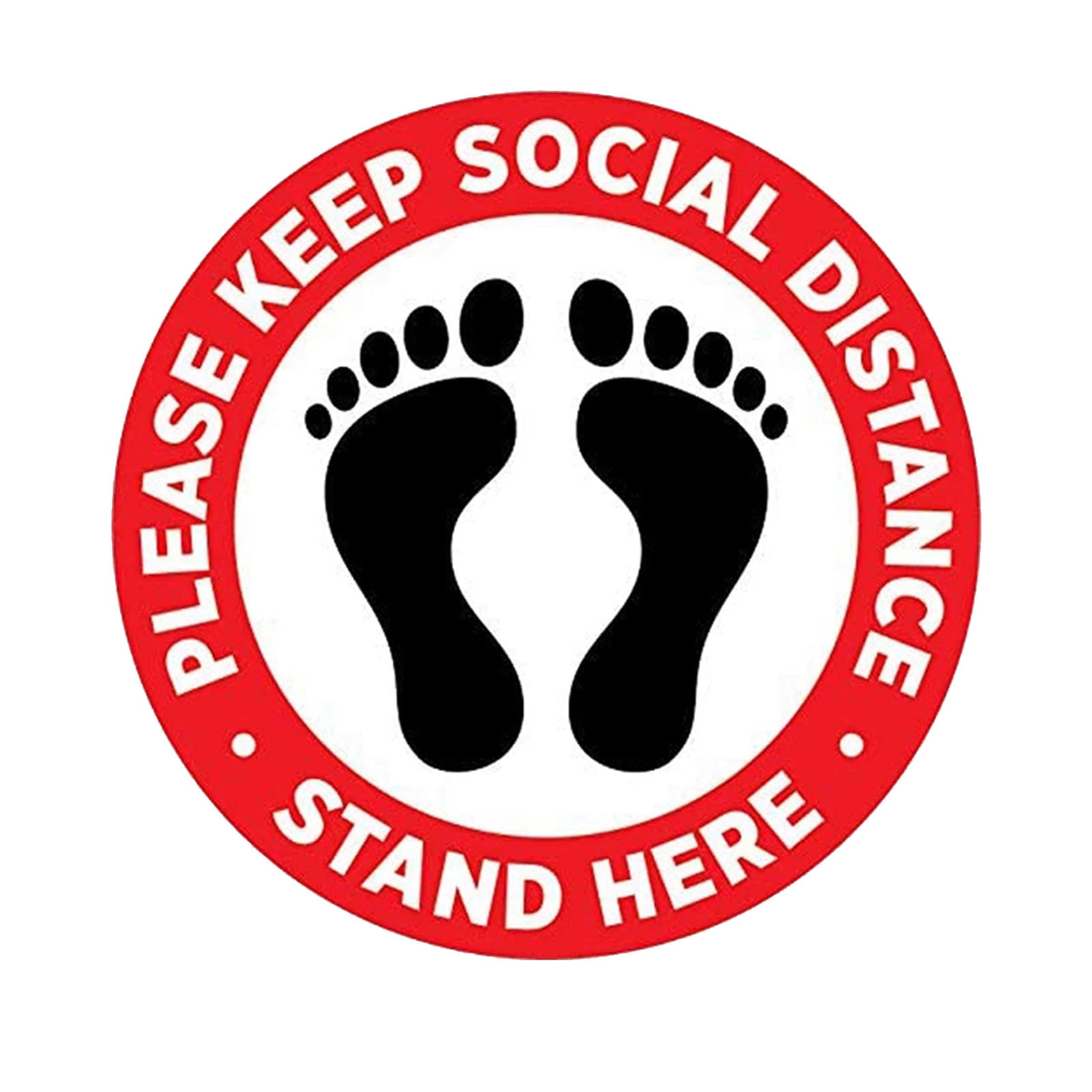 Details about   Social Distancing Floor Decal Sign 11inch Protect Yourself & Others 