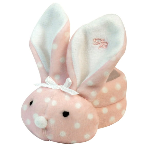 Stephan Baby Boo Bunnie Comfort Toy y Boo Cube Baby Girl Lunares 4 pulgadas
