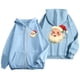 thumbnail image 4 of WILLBEST Sudadera de Mujer con Estampado Navideño, Cremallera, Manga Larga, Bolsillo, Cordón Ajustable y Capucha Informal XXX-Grande, 4 of 8