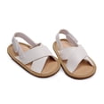 thumbnail image 2 of LEEy-World Girls Dress Shoes Boys Girls Open Toe Striped Bowknot Shoes First Walkers Shoes Summer Toddler Flat Sandals, 2 of 4