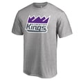 thumbnail image 2 of Men's Heathered Gray Stockton Kings Primary Logo T-Shirt, 2 of 3