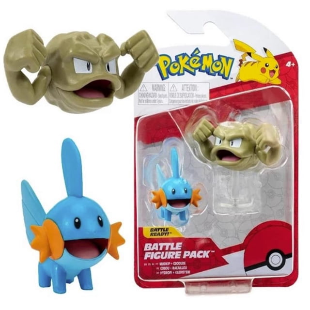 Figura Pokémon Mudkip y Geodude Pokémon 5 a 7 cm Coleccionable 100% Original