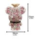 thumbnail image 2 of Ambientador de coche para decoración de ventilación Bling Rhinestone Bear Interior del coche Accesorios colgantes para la decoración del clip de ventilación del coche, 2 of 5