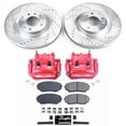 thumbnail image 2 of PowerStop Front Z23 Evolution Sport Brake Pad and Rotor Kit with Red Powder Coated Calipers Fits: MAZDA Select Models KC5878A, 2 of 2