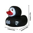 thumbnail image 2 of Blukids 2 Pcs Halloween Rubber Ducks includes Monster Duck, Ghost Duck, can Press, Trick or Treat Fillers, Halloween Party Favors Table Ornament Decor(B), 2 of 4