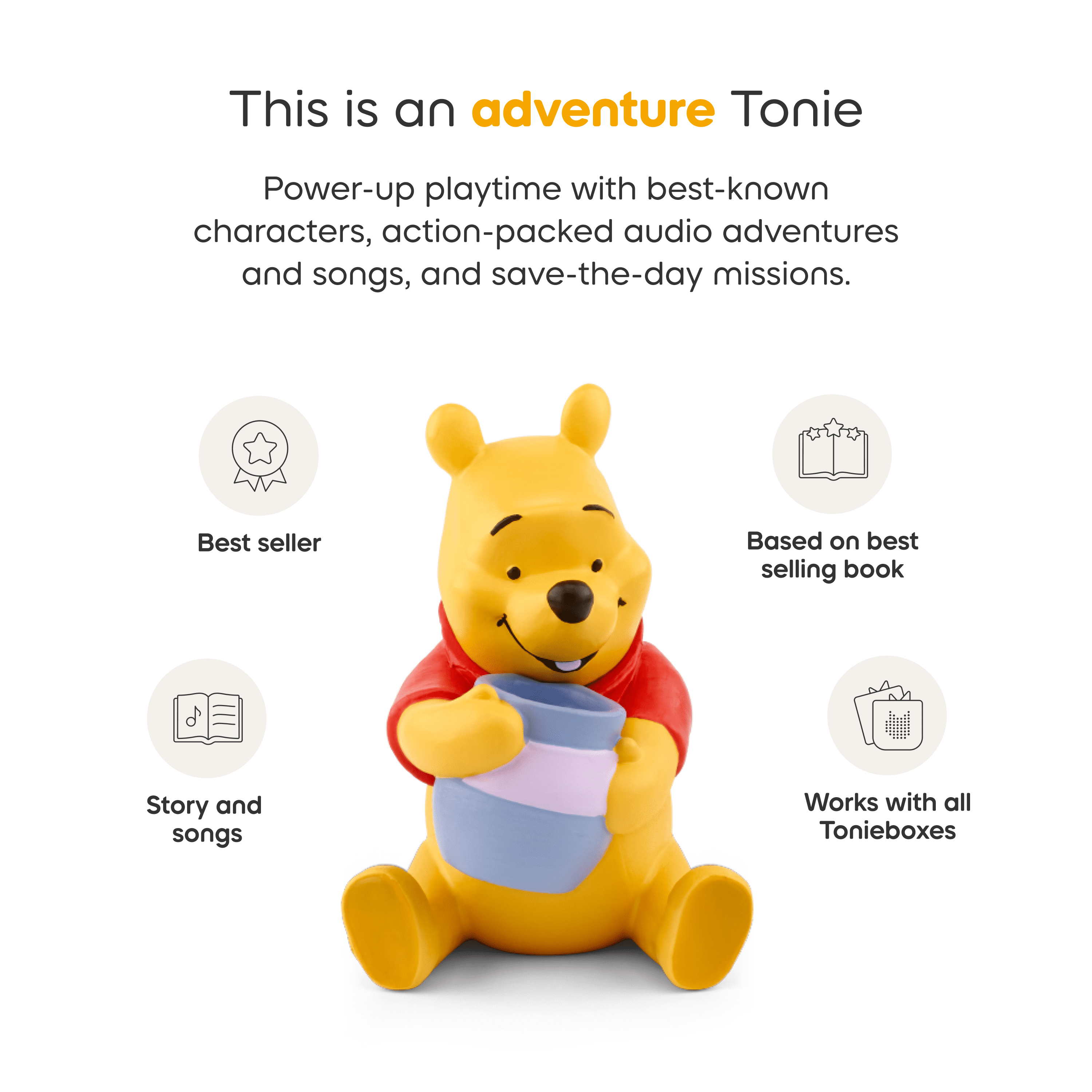 Tonies Figurine Audio - Winnie the Pooh (ANGLAIS)