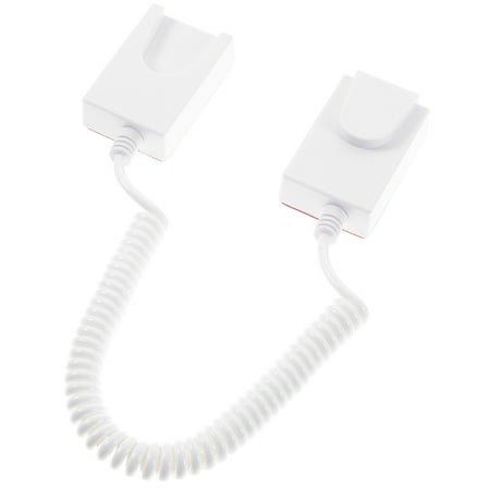 Toyvian White Remote Control Holder Cable Retractable Tether Anti Lost Strap for TV and Mobile Devices