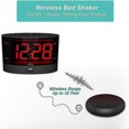 thumbnail image 4 of Wireless Bed Shaker Alarm Clock for Heavy Sleepers and Hearing Impaired, 4 of 5
