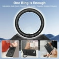 thumbnail image 3 of Magnetic for iPhone 15 Plus Case with Ring Holder Compatible with Magsafe Cover Camera Lens Protector Shockproof Soft TPU 360° Rotatable Kickstand Phone Case for iPhone 15 Plus Black, 3 of 13
